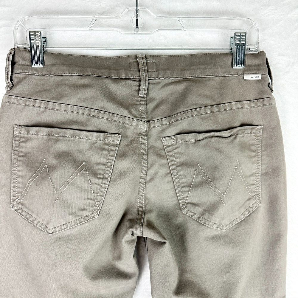 Mother The Skinny Not Skinny Jeans Size 26 Grey Stretch Mid Rise - Picture 4 of 7